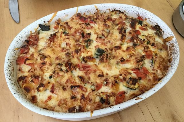 Feta-Zucchini-Auflauf, wenn es schnell gehen muss von Stefani1| Chefkoch Feta-Zucchini-Auflauf, wenn es schnell gehen muss von Stefani1| Chefkoch