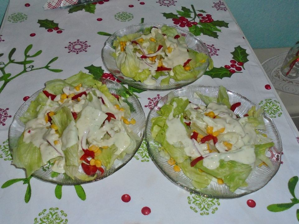Eisbergsalat mit Joghurtdressing von yellow_lemontree | Chefkoch