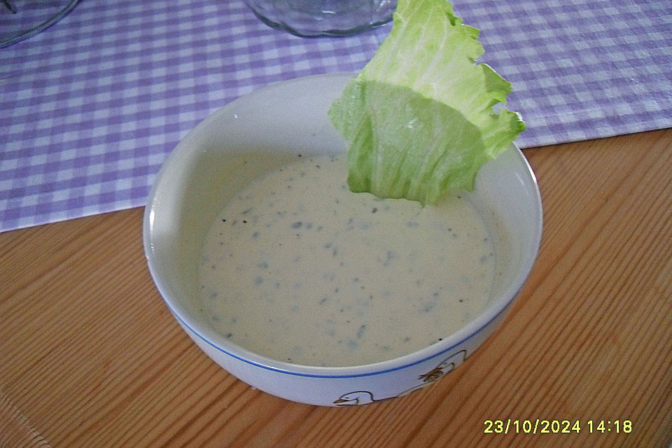 Cremige Salatsauce