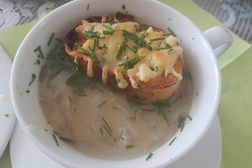 Pariser Zwiebelsuppe