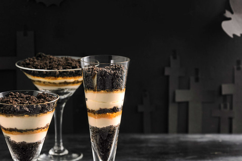 Halloween Oreo Parfaits