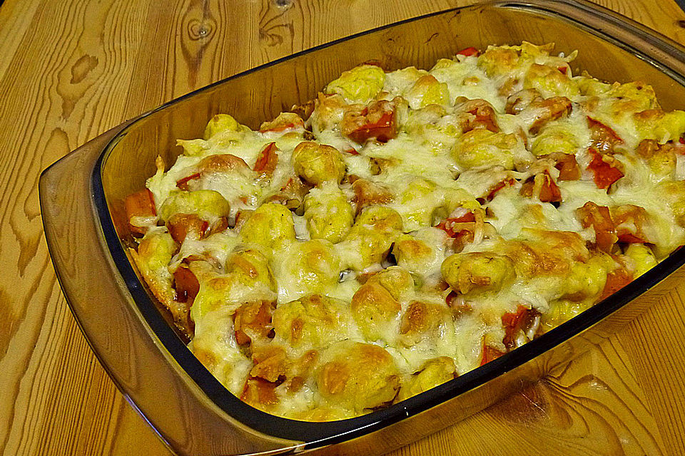 Kürbis-Gnocchi-Gratin