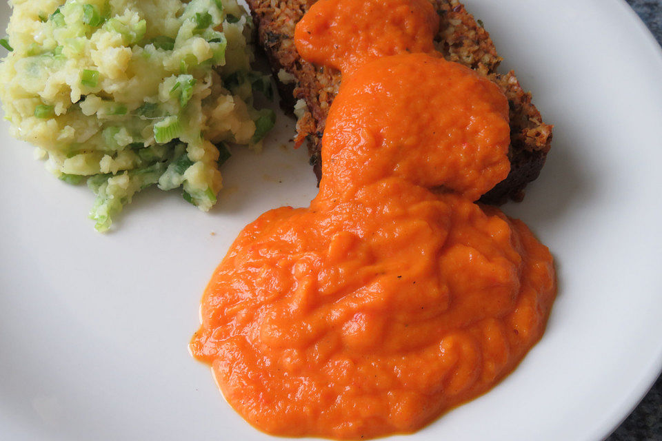 Möhren - Paprika - Sauce für Nudeln