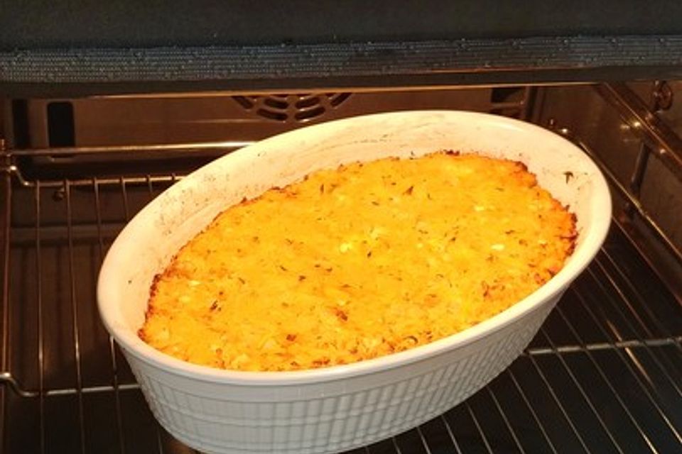 Kürbis-Kartoffel-Gratin