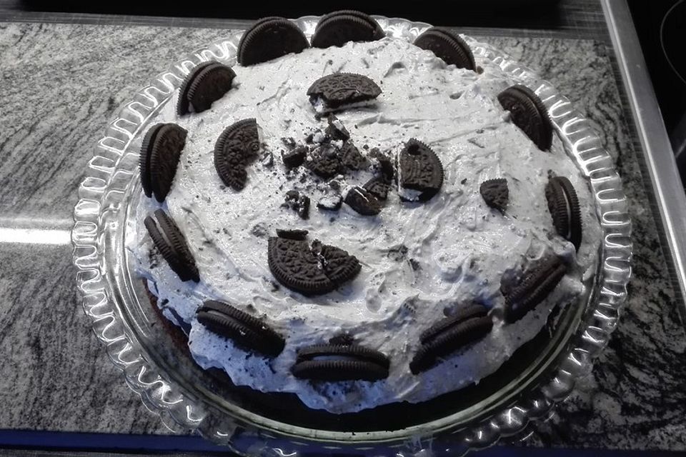 Oreo-Magerquark-Torte