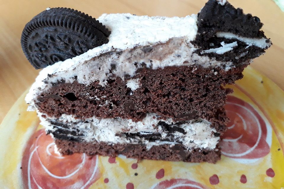 Oreo-Magerquark-Torte