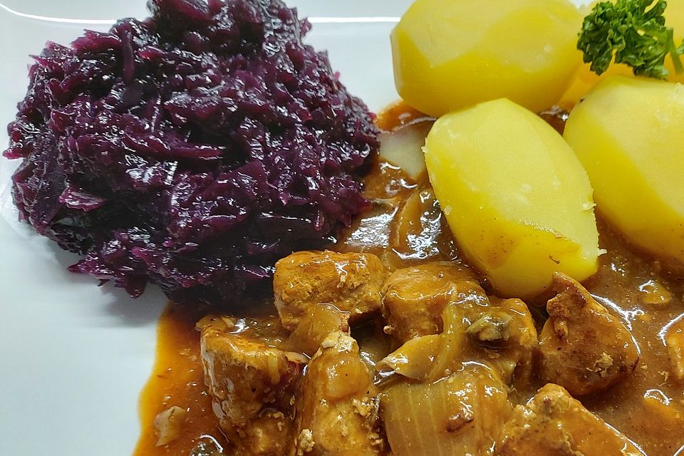 Preiselbeer-Blaukraut-Rotkohl