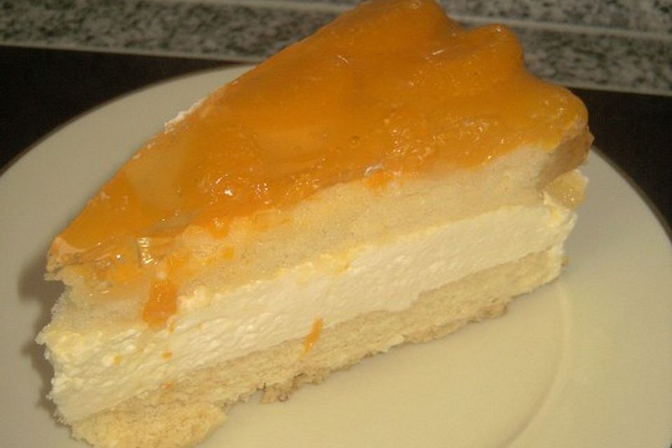 Käsesahnetorte mit Mandarinen