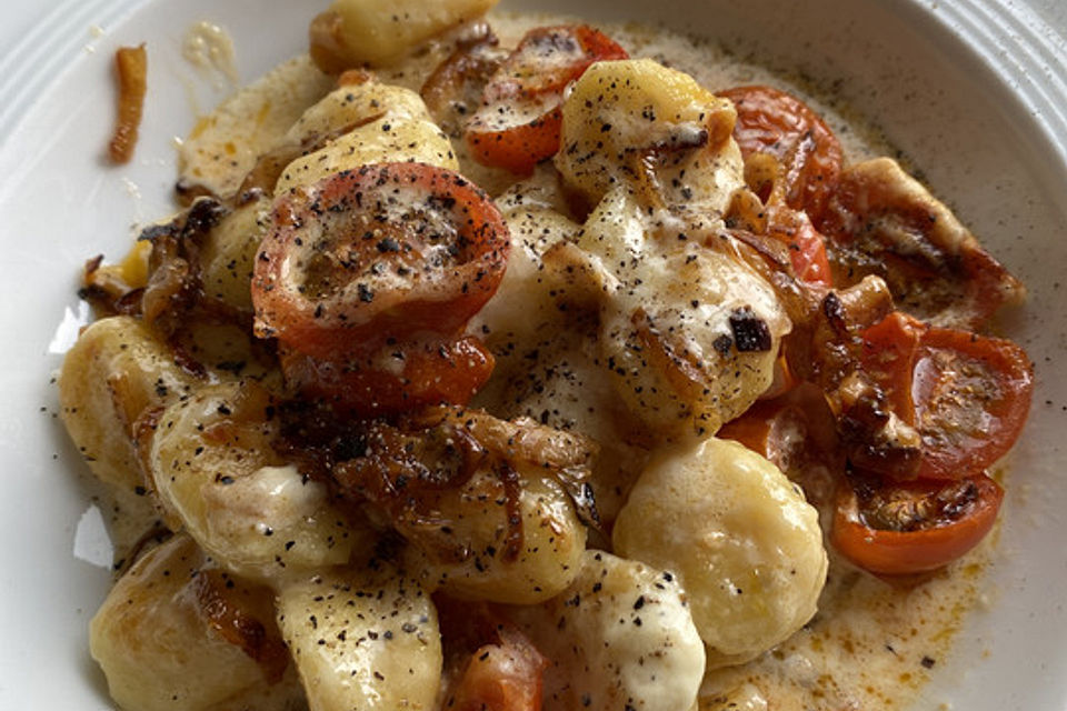 Gnocchi gratiniert mit Käsesahne