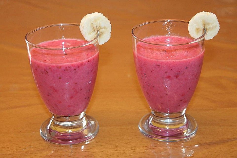 Johannisbeer-Bananen Smoothie