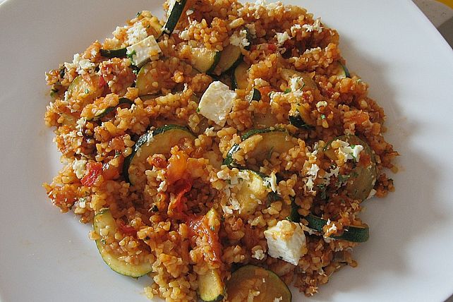 Bulgur-Schafskäse-Auflauf von pingu41269| Chefkoch