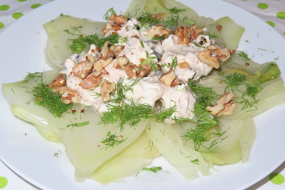 Smokeys Fenchel mit Frischkäse-Pfeffer-Sauce