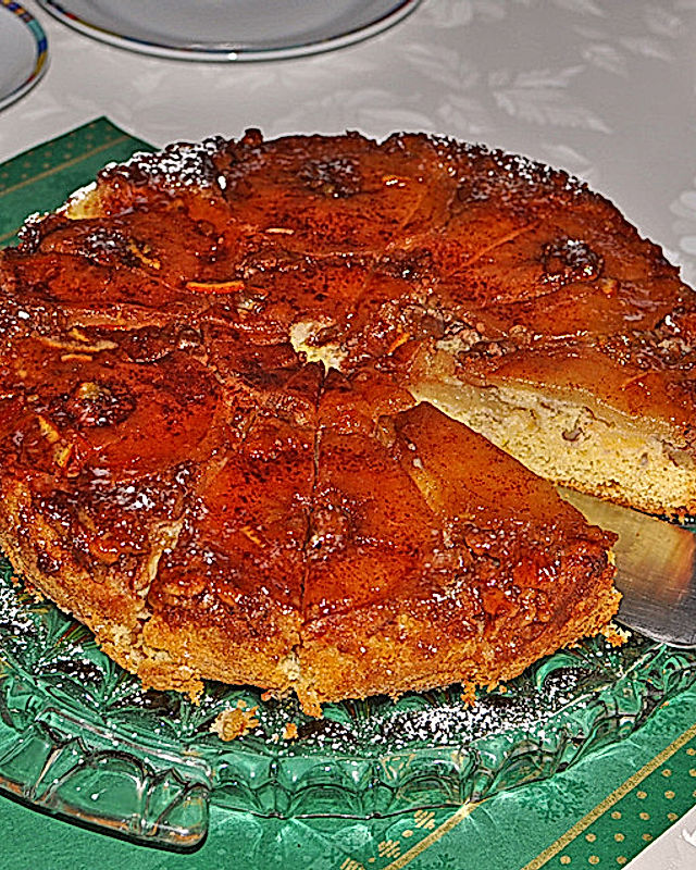 Walnuss-Apfel-Kuchen