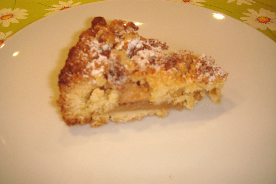 Apfelkuchen mit Streuseln