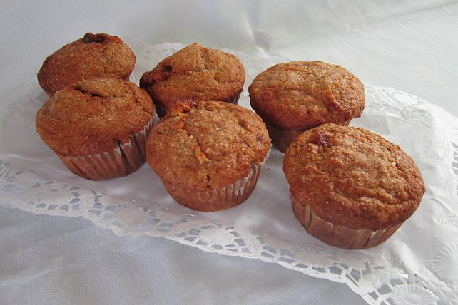 Apfelmus-Muffins, gefüllt mit weißer Schokolade von MuffinLola| Chefkoch