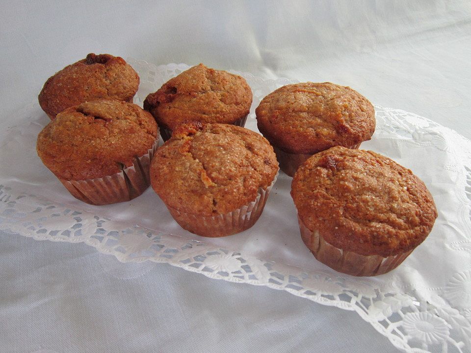 Apfelmus-Muffins, gefüllt mit weißer Schokolade von MuffinLola| Chefkoch