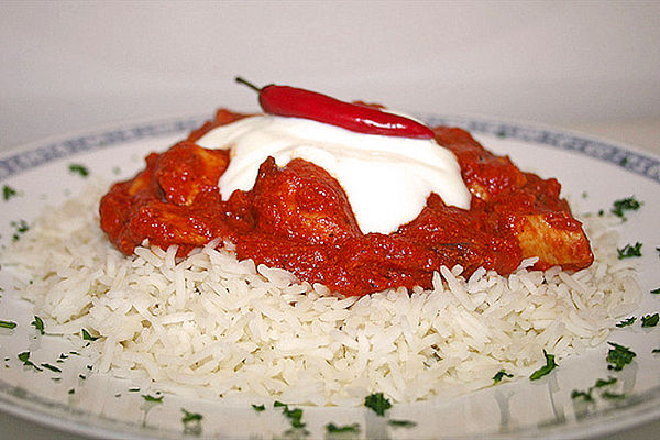 Indisches Curry-Huhn mit Basmati-Reis von Adrian1985 | Chefkoch