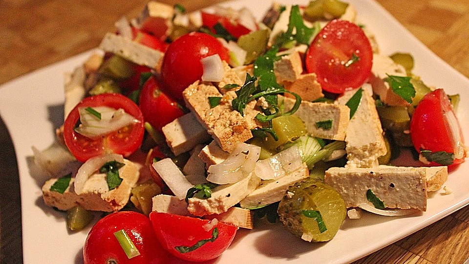 Salat Mit Rauchertofu Von Anitra65 Chefkoch