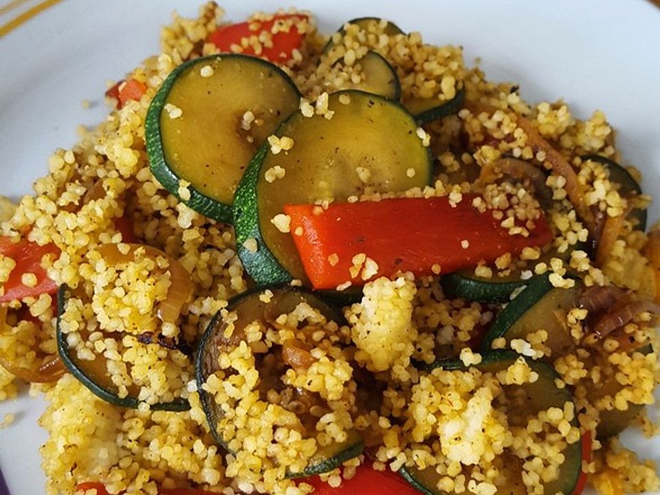 Couscous-Pfanne mit Paprika und Zucchini von domme | Chefkoch
