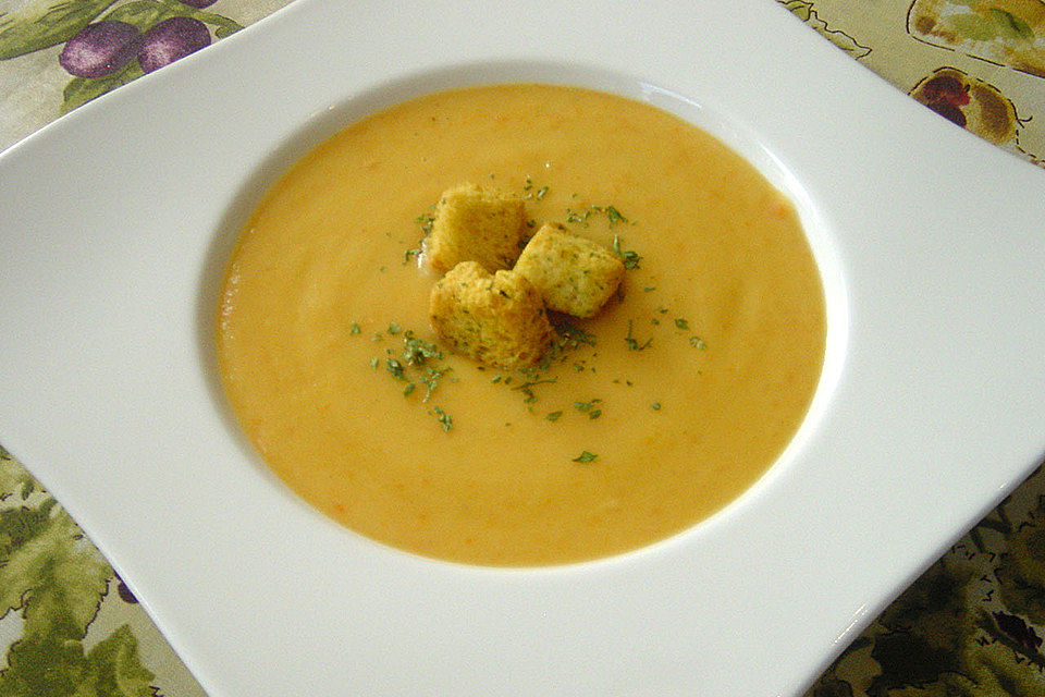 Deftige Kartoffelsuppe