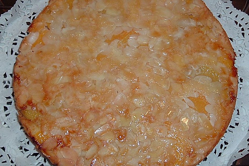 Pfirsichkuchen