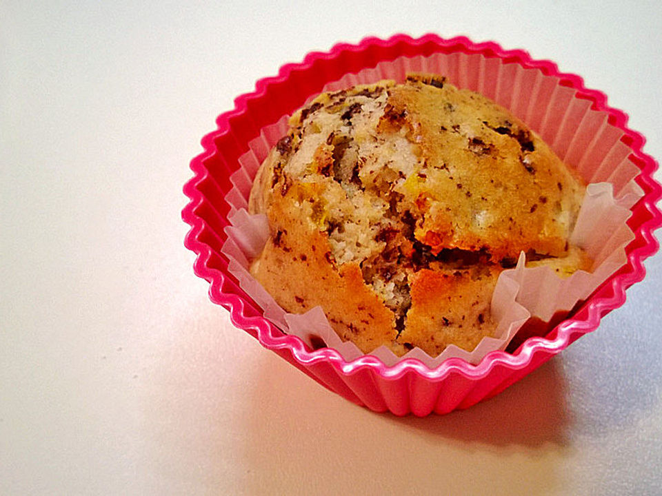 Fluffige Mandarinen-Kokos-Schokomuffins von chermosa| Chefkoch