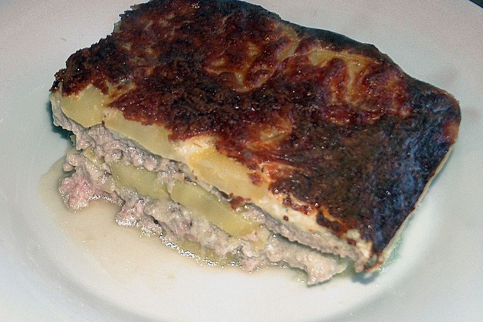 Kartoffelauflauf mit Hackfleisch