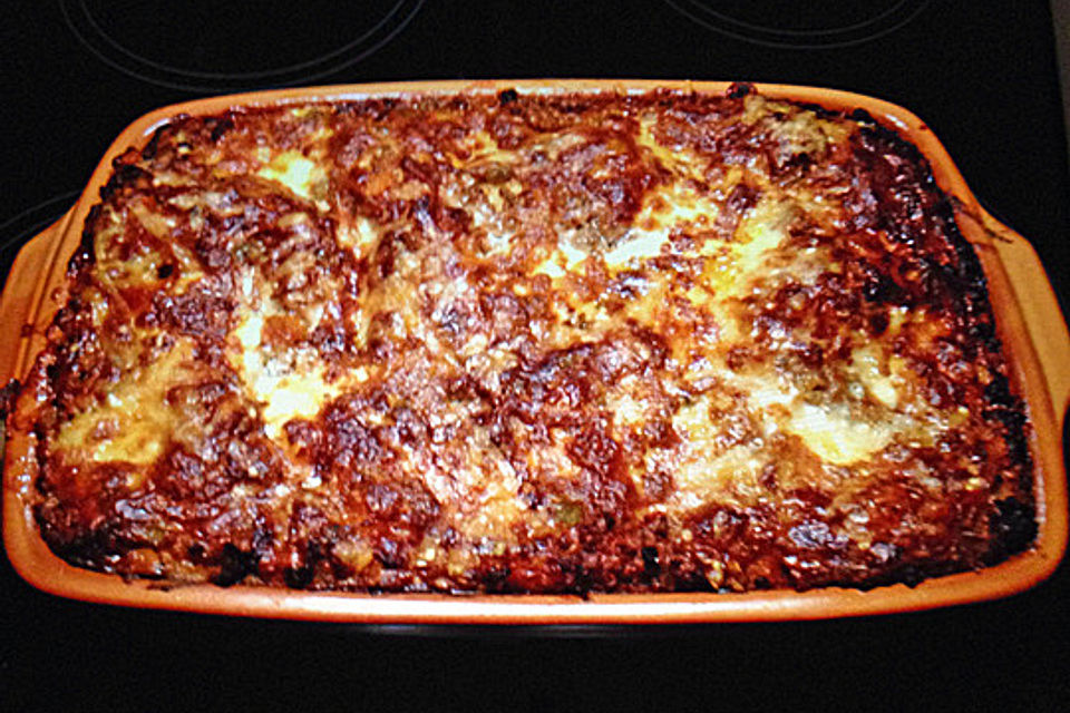 Lasagne mit Ricotta und Basilikum