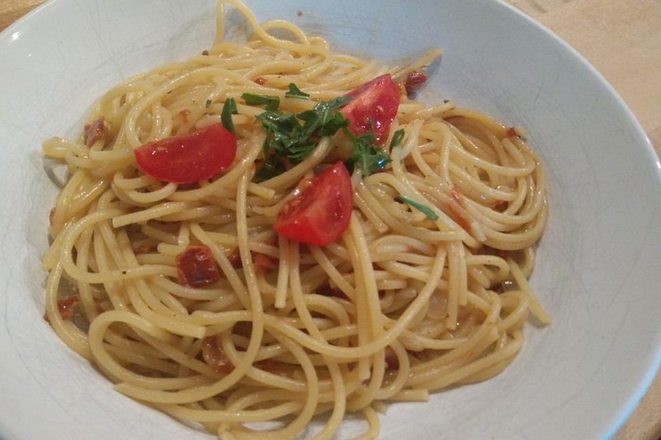 Pfannen-Spaghetti