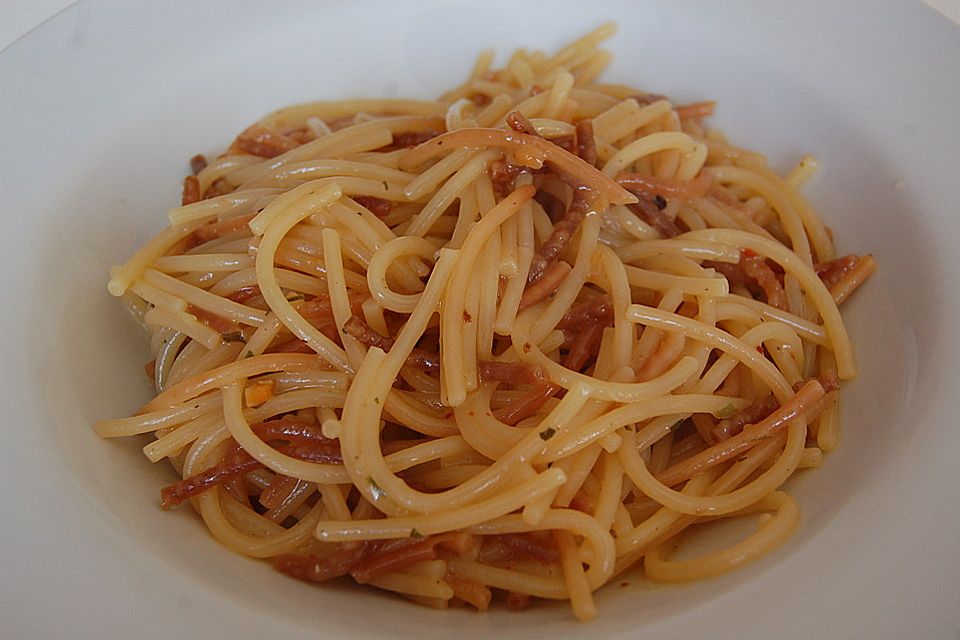 Pfannen-Spaghetti