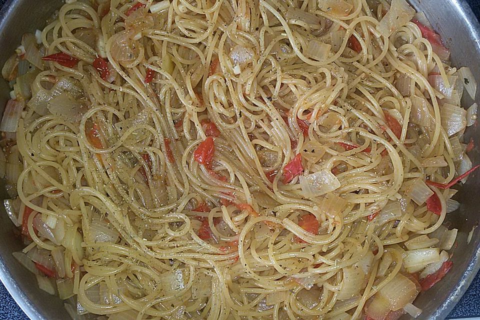 Pfannen-Spaghetti