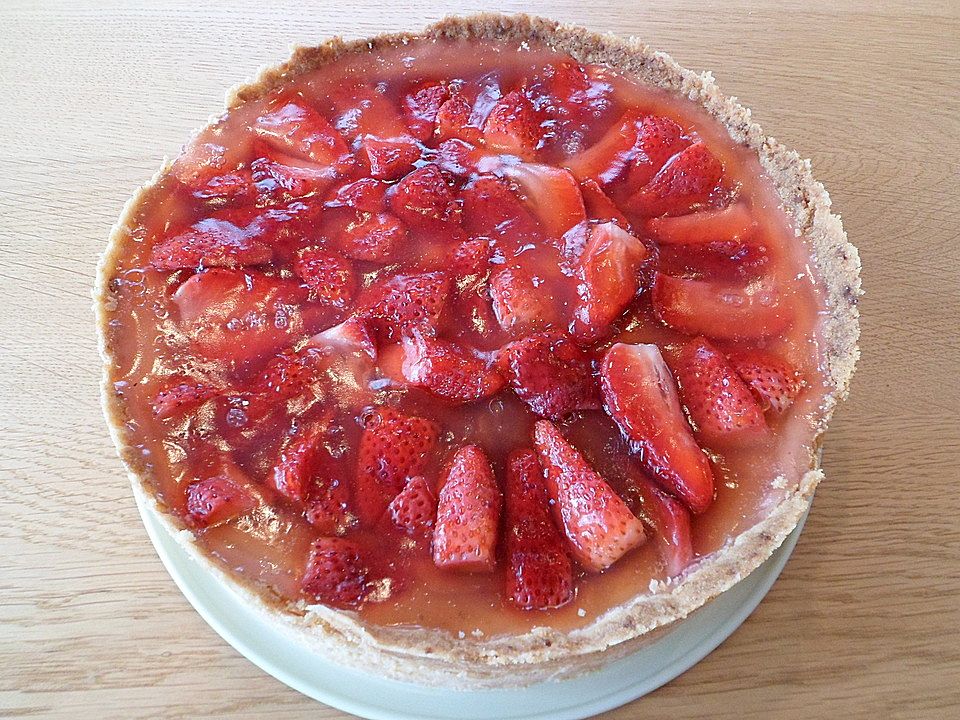 Erdbeer - Quark - Kuchen von Traumflocke| Chefkoch