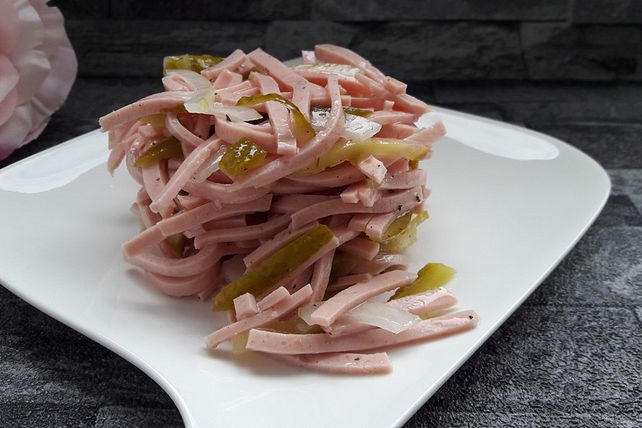 Wurstsalat, süß und pikant von ziehel| Chefkoch