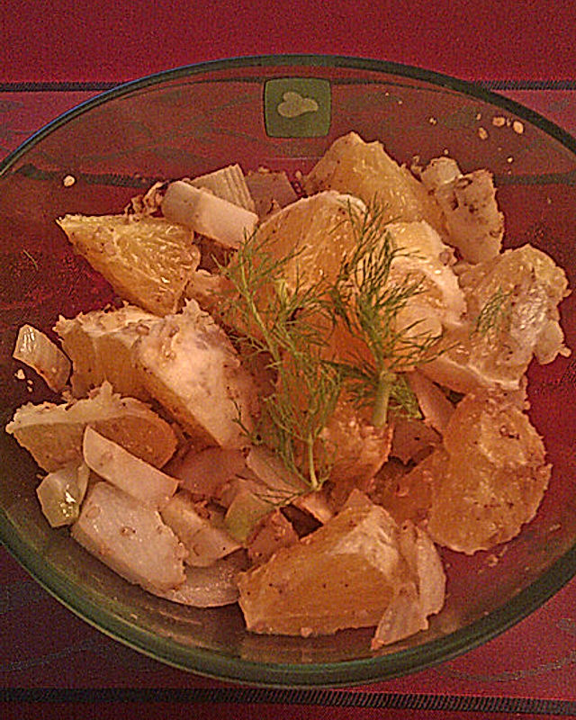 Fenchel-Orangen-Salat mit Gomasio