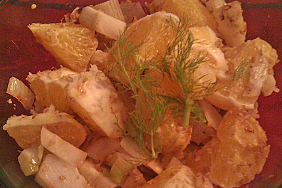 Fenchel-Orangen-Salat mit Gomasio