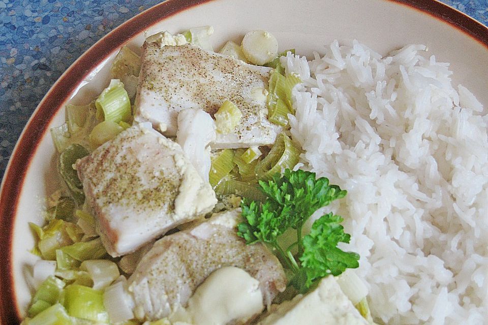 Fisch - Lauch - Pfanne