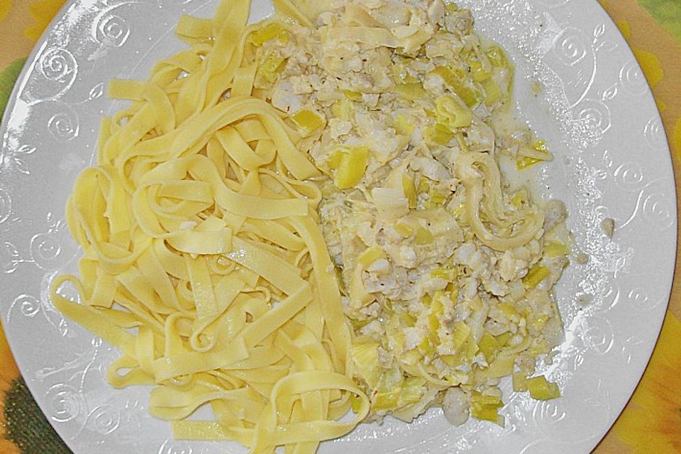 Fisch - Lauch - Pfanne