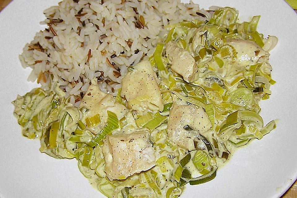 Fisch - Lauch - Pfanne