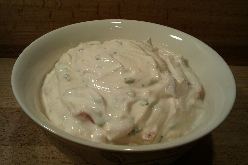 Kräuterquark mit Tomaten Kräuterquark mit Tomaten