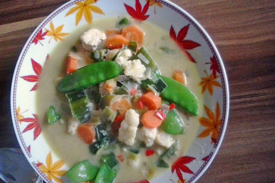 Thailändische Suppe