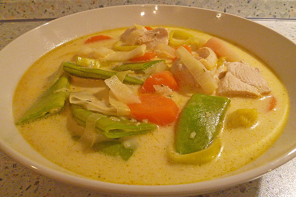 Thailändische Suppe