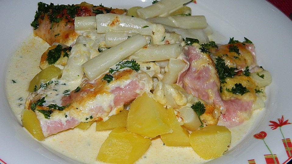 Schwarzwurzeln in Schinken von bibber