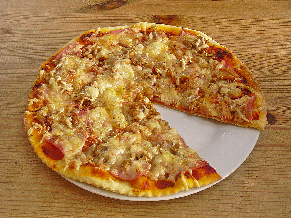 Pizzateig mit wenig Hefe von olna71 | Chefkoch