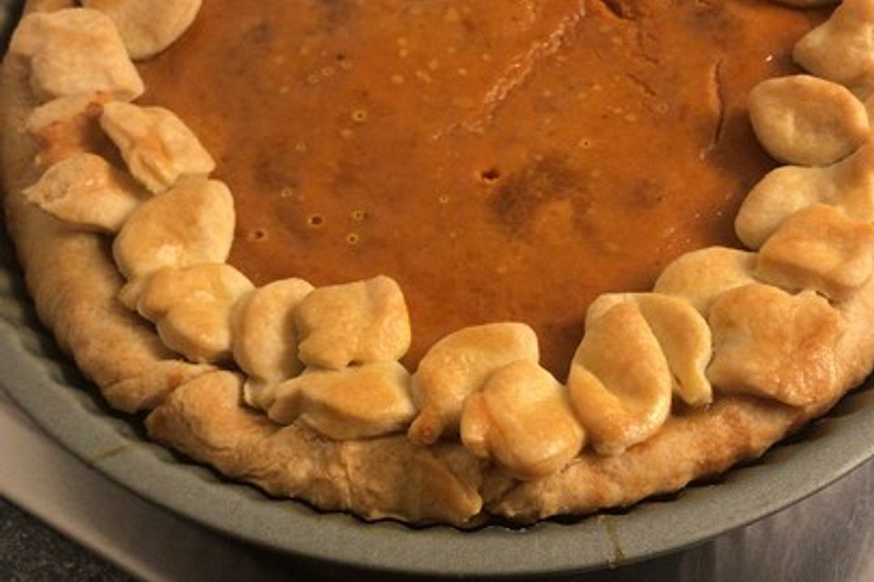 Amerikanischer authentischer Pumpkin-Pie