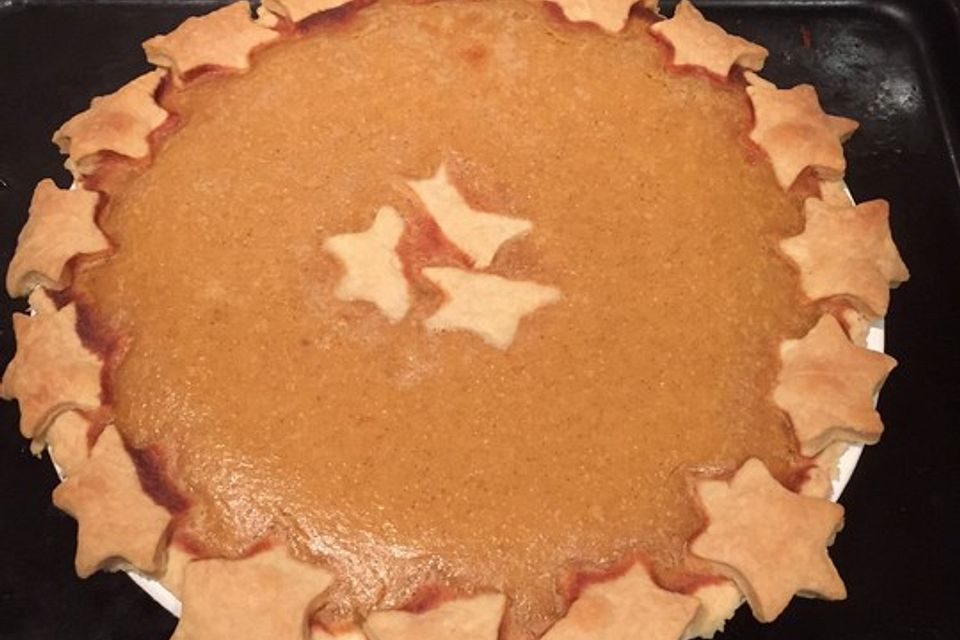 Amerikanischer authentischer Pumpkin-Pie