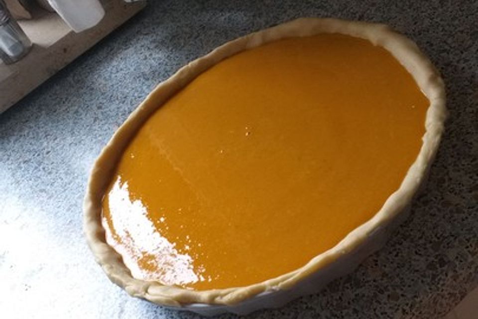 Amerikanischer authentischer Pumpkin-Pie