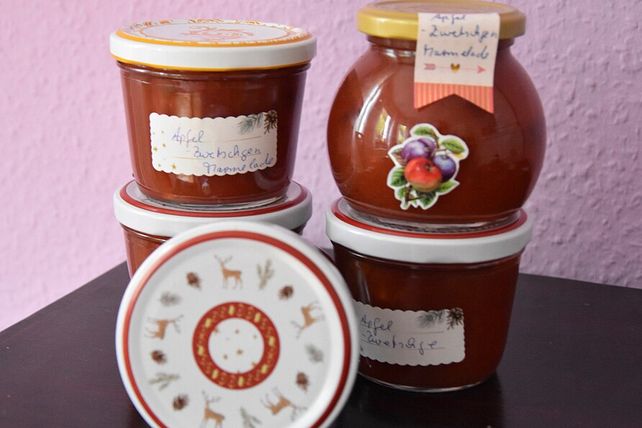 Winterliche Apfel-Zwetschgen Marmelade von Studentinnenfutter| Chefkoch Winterliche Apfel-Zwetschgen Marmelade von Studentinnenfutter| Chefkoch