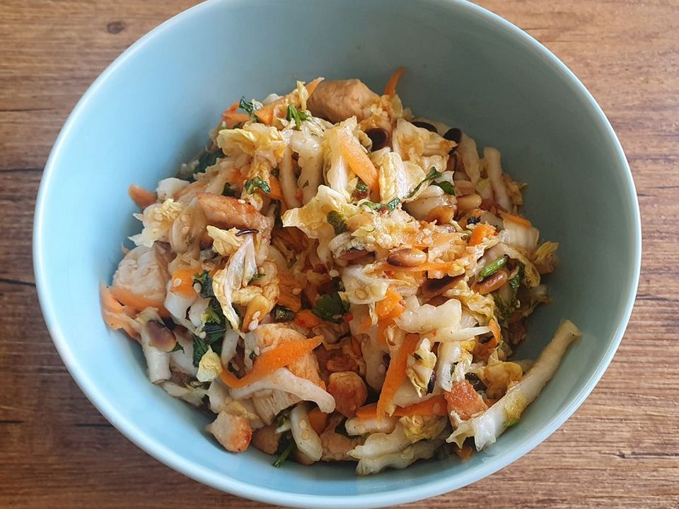 Chinakohl-Huhn Salat vietnamesisch von Pannepot| Chefkoch