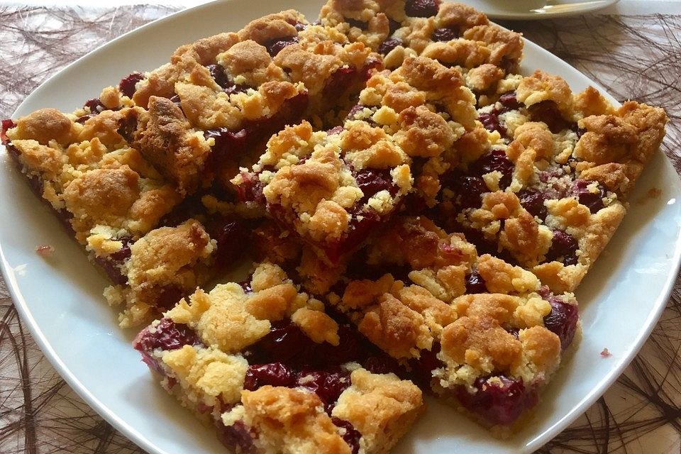 Sauerkirsch - Streusel - Kuchen