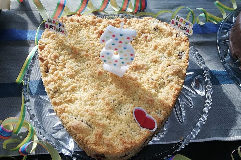 Sauerkirsch - Streusel - Kuchen